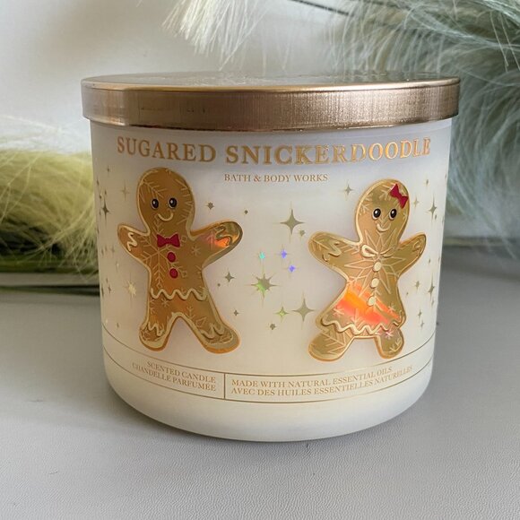 White Barn Sugared Snickerdoodle 3 Wick Candle New - Picture 1 of 5